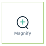 Magnify icon for ADA