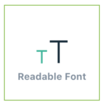 Readable font for ADA