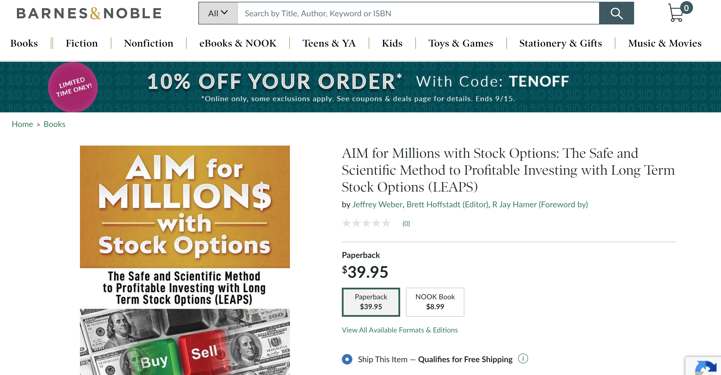 AIM for Millions at Barnes and Noble