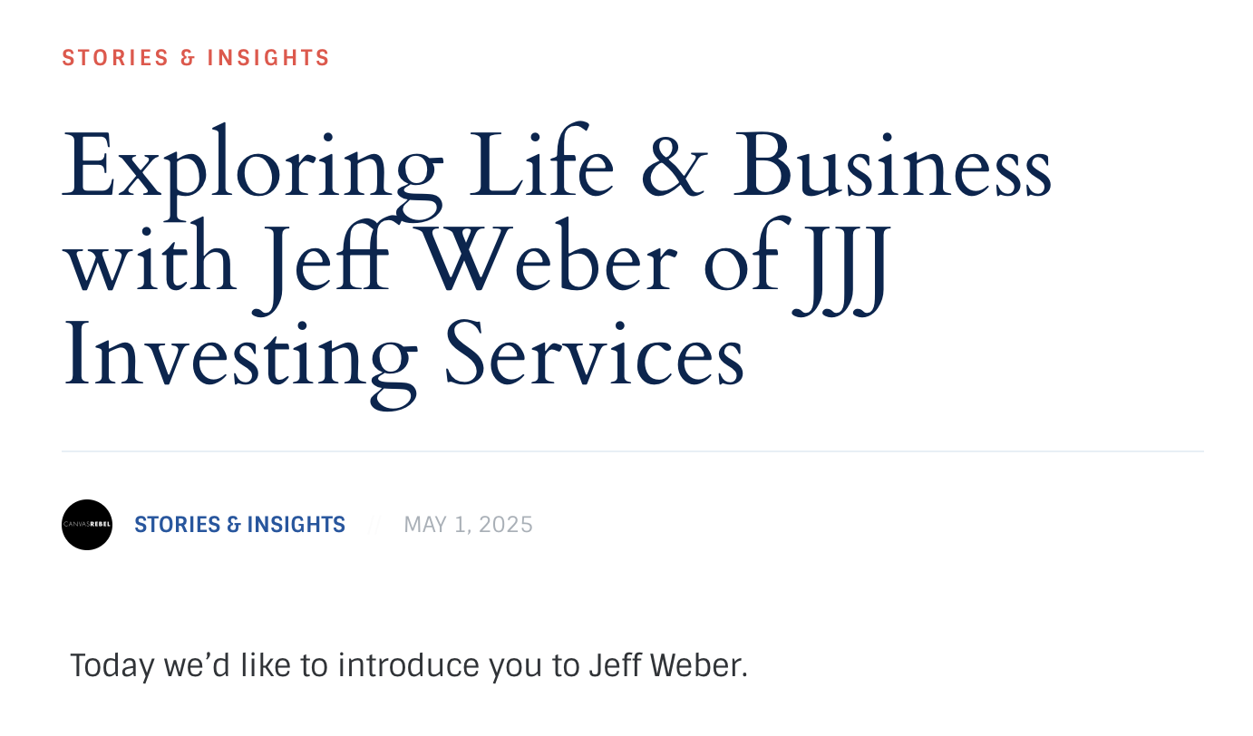 Jeff Weber Canvas Rebel article start